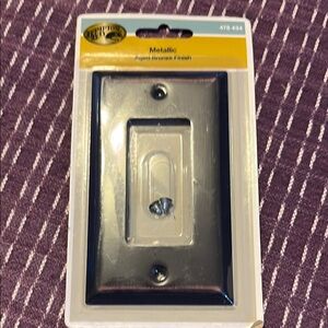 Metallic Wall Plate - Silver